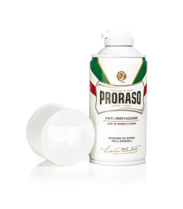 Espuma de Afeitar Té Verde y Avena Proraso 300ml - 2