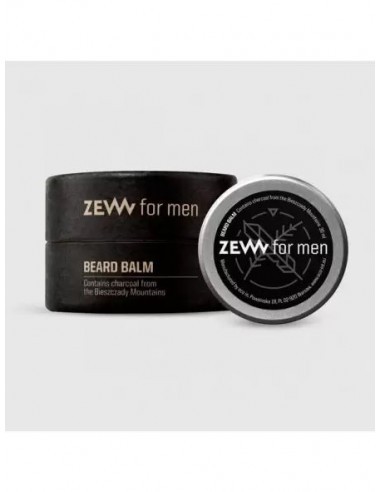 Bálsamo para Barba con Carbón Activo Zew for Men 30 ml.