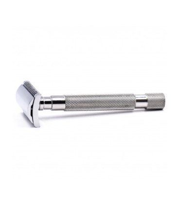 Maquinilla Afeitar Parker 68S Inox Peine Abierto - 3