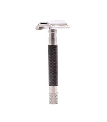 Maquinilla de Afeitar Parker Semi Slant Negra Grafito 55SL-GR - 3