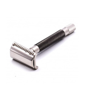 Maquinilla de Afeitar Parker Semi Slant Negra Grafito 55SL-GR - 4 Maquinilla de Afeitar Parker Semi Slant Negra Grafito 55SL-GR - 4