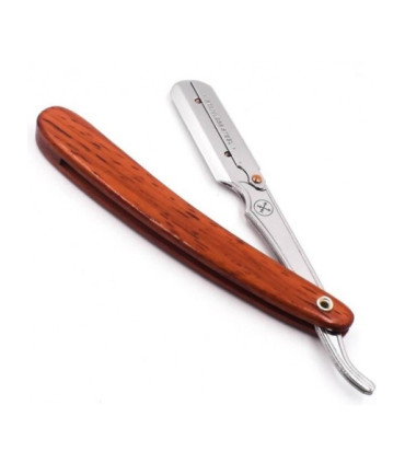 Navaja Barbero Parker Acero Inoxidable SRRW Madera Roble - 1
