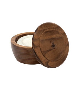 Bol de Afeitar de Madera con Jabón Sándalo MÜHLE 65g - 2