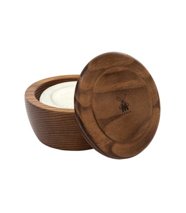 Bol de Afeitar de Madera con Jabón Sándalo MÜHLE 65g - 2