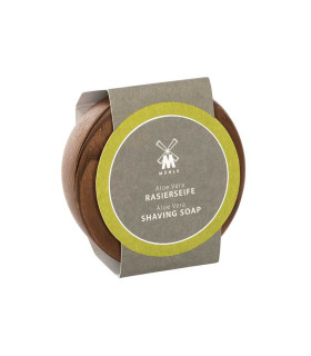 Jabón de Afeitar Alóe Vera Bol Madera de Fresno 65g Mühle - 3 Jabón de Afeitar Alóe Vera Bol Madera de Fresno 65g Mühle - 3