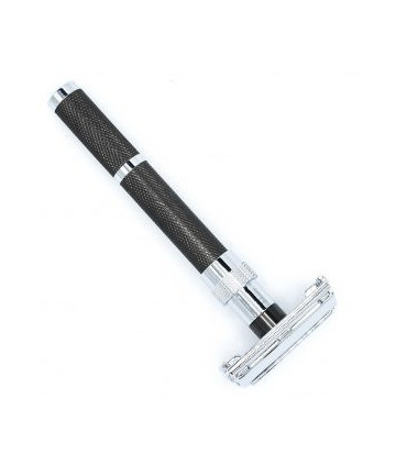 Maquinilla Afeitar Parker 96R Apertura Mariposa Grafito/Cromo - 2