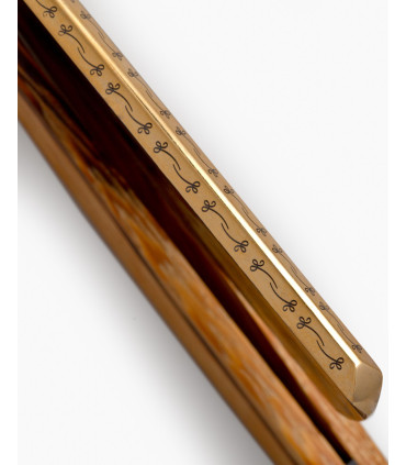 Navaja de Afeitar Timor 6/8" Madera Arce - 4