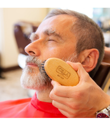 Cepillo Barba Cella Milano Cerdas Naturales - 4