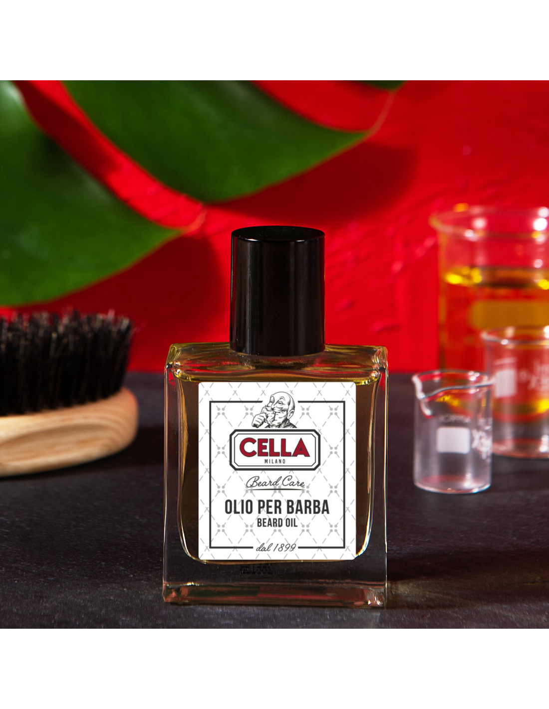 Cella Milano Bartbürste Aus Wildschweinborsten & Eschenholz – Handgemacht In Italien, Für Pflege & Styling
