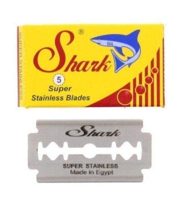 100 Cuchillas de Afeitar Doble Hoja Shark Platinum - 2