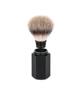 Brocha de Afeitar MÜHLE Silvertip Fibre Grafito HEXAGON -