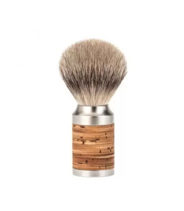Brocha de Afeitar Tejón Punta Plata Rocca Corteza de Abedul Mühle - 1