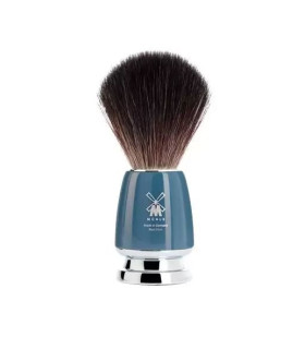 Brocha de Afeitar MÜHLE Fibra Negra Azul Petrol RYTMO - 1