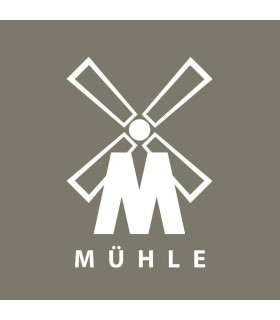 Brocha de Afeitar Tejón Silverspitz Rocca Inox Negra MÜHLE - 3