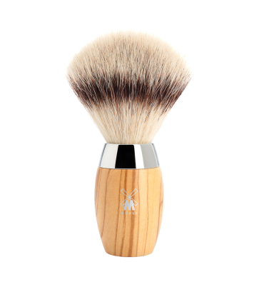 Brocha de Afeitar Mühle Fibra Sintética Madera Olivo Kosmo - 1