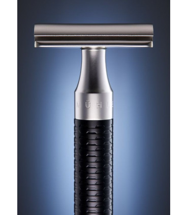 Maquinilla de Afeitar Clásica Mühle Rocca Negro/Cromo Peine Cerrado - 4