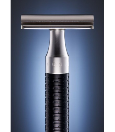 Maquinilla de Afeitar MÜHLE Rocca Negro/Cromo Peine Cerrado - 4