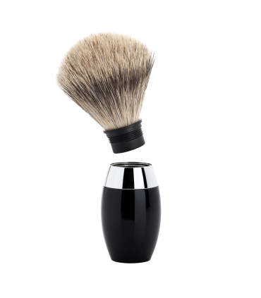 Brocha de Afeitar Tejón Fino Kosmo Negra Mühle - 2