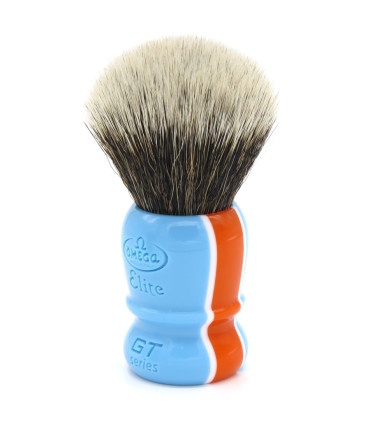 Brocha de Afeitar Fibra Sintética Elite Serie GT 1917 Azul Omega - 1