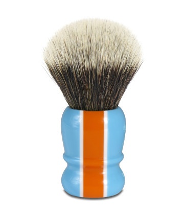 Brocha de Afeitar Fibra Sintética Elite Serie GT 1917 Azul Omega - 2