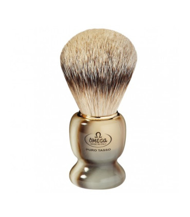 Brocha de Afeitar Tejón "Super Badger" Efecto Cuerno Omega - 1