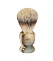 Brocha de Afeitar Tejón "Super Badger" Efecto Cuerno Omega