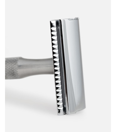 Maquinilla Afeitar Timor Inox Mango Largo Peine Cerrado - 3