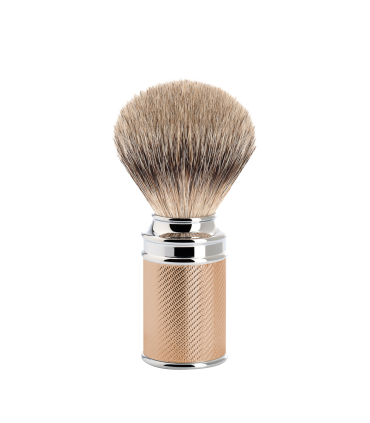 Brocha Afeitar Tejón Punta Plata Oro Rosa Mühle Traditional - 1