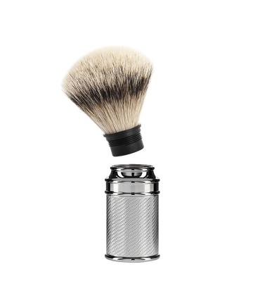 Brocha Afeitar Mühle Tejón Punta Plata Traditional Cromada - 2