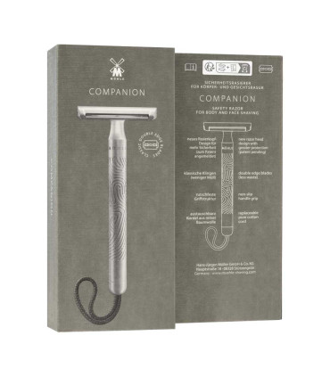 Maquinilla Afeitar Clásica Mühle Unisex Companion Cordón Gris Piedra - 2