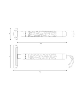 Cordel Maquinilla Afeitar Mühle Companion Azul Turquesa - 4