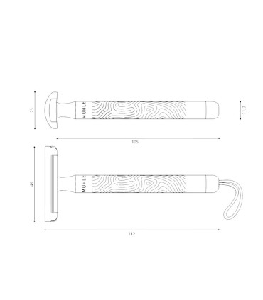 Cordel Maquinilla Afeitar Mühle Companion Coral - 3