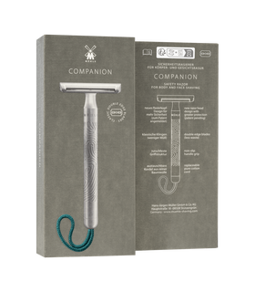 Maquinilla de Afeitar MÜHLE Companion Azul Turquesa Peine Cerrado - 2