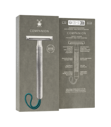 Maquinilla de Afeitar MÜHLE Companion Azul Turquesa Peine Cerrado - 2