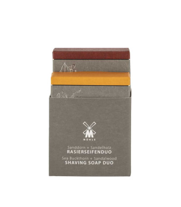 Pack Duo Jabones Afeitar Espino Amarillo y Sándalo Mühle - 2
