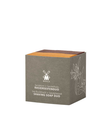 Pack Duo Jabones Afeitar Espino Amarillo y Sándalo Mühle - 3