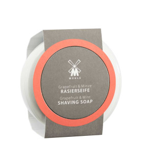 Bol de Afeitar Porcelana con Jabón MÜHLE Pomelo y Menta 65g - 1