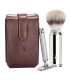 Kit Viaje Afeitado MÜHLE R89 + Brocha Fibra Piel Marrón - 1