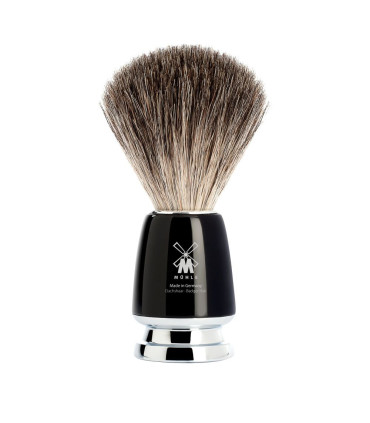 Brocha de Afeitar Mühle Tejón Puro Negra Rytmo - 1