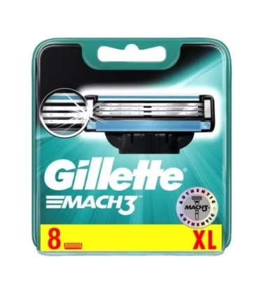 Recambios Gillette Mach3 Pack 8 unidades - 1