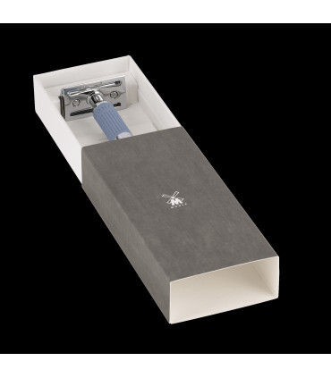 Maquinilla de Afeitar Clásica Mühle Serie NEO Azul Glaciar - 4