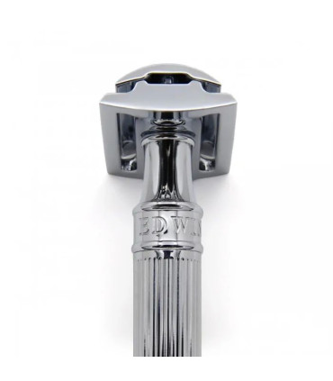 Maquinilla Afeitar Clásica Edwin Jagger Cromada Brillo - 4