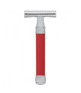 Maquinilla de Afeitar Edwin Jagger DE81 Roja Peine Cerrado - 1