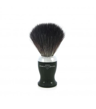 Brocha Afeitar Fibra Sintética Edwin Jagger Imitación Ébano Negra - 1