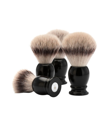 Brocha Afeitar Mühle Sintética Silvertip Fibre Classic Negra - 2