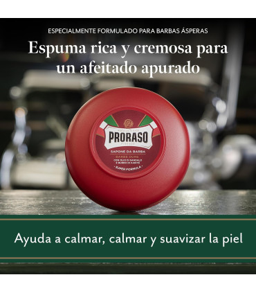 Jabón de Afeitar Sándalo y Manteca de Karité Proraso 150ml - 3