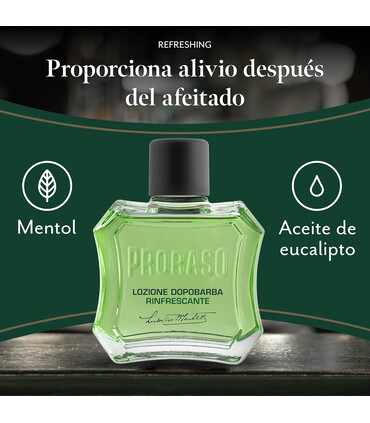 After Shave Loción Proraso Eucalipto y Mentol 100ml - 2