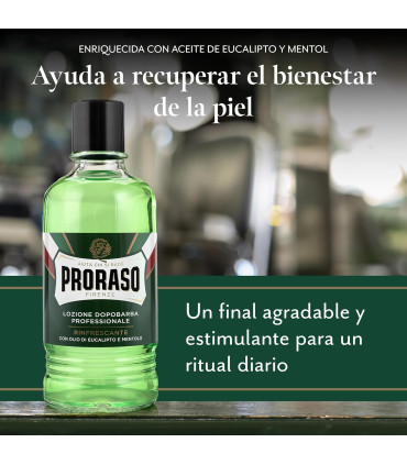 After Shave Loción Eucalipto Proraso 400ml - 3