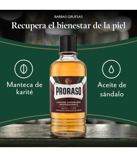 After Shave Loción Sándalo Proraso 400ml - 2