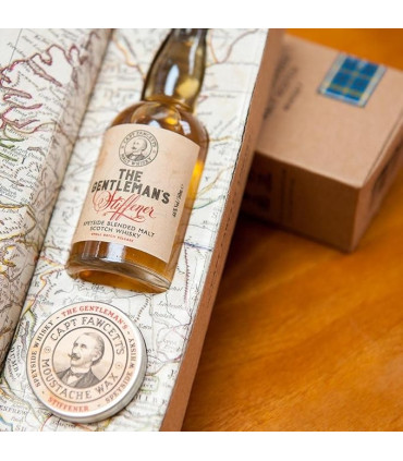 Pack Regalo Captain Fawcett Cera Bigote y Botella Whisky - 2